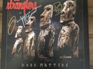 The Stranglers DARK MATTERS BLACK Vinyl Signed by JJ Burnel Baz Jim New Punk LP
