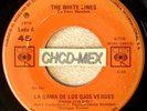 RARE 45 MEXICO CBS ●THE WHITE LINES● LATIN PSYCH ROCK GREEN EYES LADY