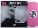 LEMONHEADS Lick FIRE LP VG++ uk pink marble vinyl 2013 reissue SHRINK *