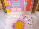 Where The Light Is by Surfaces (Record, 2019) Pink and White splatter.