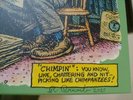 Hand Signed R CRUMB new lp COVER CHIMPIN' THE BLUES COLOREDVINYL Robert mint