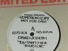 David Joseph 'YOU CAN'T HIDE' (Your Love From Me) UK 'PROMO' Issue 12