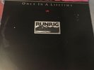 RUNRIG Once In A Lifetime 1988 UK vinyl LP + INNER live in Scotland EXCELLENT
