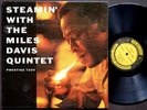 MILES DAVIS Steamin' LP PRESTIGE 7200 NJ RVG DG MONO John Coltrane Red Garland