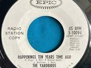 YARDBIRDS HAPPENINGS TEN YEARS TIME AGO/ NAZZ... NM- 1966 WHITE LABEL PROMO 7'