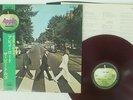 BEATLES ABBEY ROAD APPLE AP-8815 JAPAN CIRCLE OBI RED VINYL VINYL LP