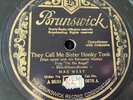 MAE WEST They Call Me Sister Honky Tonk GERMANY-1933 Brunswick 78 rpm V++