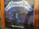 Metallica: Ride The Lightning MEGAFORCE Vinyl LP 1984 MRI769 Excellent Condition