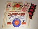 3 Three Stooges 1961 Salesman Promotional Happy Birthday Record and Literature