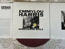 Emmylou Harris Wrecking Ball Deluxe 3LP vinyl  Ex/Ex with hype sticker OOP  RARE