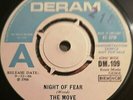 THE MOVE - NIGHT OF FEAR / THE DISTURBANCE - RARE UK DERAM DEMO / PROMO 7