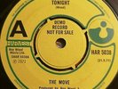 THE MOVE - TONIGHT - Rare Original UK HARVEST DEMO / PROMO 1-SIDED