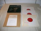 HEIFETZ 3 LP BOX SET BACH UNACCOMPANIED EX+ VINYL & BOX RCA LM-6105 MONO INSERT