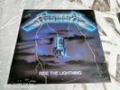 Metallica. LP. RIDE THE LIGHTNING. CULT BANZAI WHITE LABELS. NEVER PLAYED  .