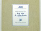 PIERRE FOURNIER - JS BACH the 6 suites for cello solo ARCHIV SAPM 3xLPs box EX+