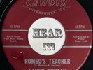 Killer 50s Rockabilly Stroller /Teen 45 LANNY DUNCAN Romeo's Teacher CANDIX hear