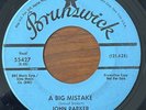 JOHN PARKER A Big Mistake BRUNSWICK NORTHERN SOUL PROMO 45 RARE