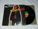 AC/DC POWERAGE Vinyl Album 1978 Atlantic VG+ Cleaned and Play Tested