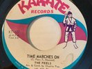 NORTHERN SOUL The Peels TIME MARCHES ON Karate 45 rare Canadian pressing