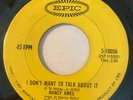 NORTHERN SOUL Nancy Ames I DON'T WANT TO TALK ABOUT IT Epic 45 rare Canada press