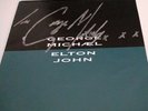 george michael signed Viynl Elton John Used Don't Let The Sun Go Down On Me