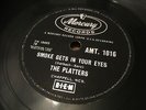 THE PLATTERS : SMOKE GETS IN YOUR EYES  /  NO MATTER WHAT YOU ARE.  UK. 78.rpm