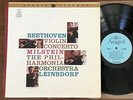 NATHAN MILSTEIN   BEETHOVEN - LEINSDORF / ANGEL 35783 STEREO BLUE STEREO NM LP