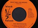 WEEKNIGHTS: what did i do wrong / instro BLACK FALCON 7