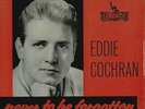 EDDIE COCHRAN Never To Be Forgotten EP Vinyl Record Single 7 Inch Liberty & 1962