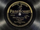 78 RPM - Papa Charlie Jackson, Paramount 12736 Don't Break Down On Me, VV+ Blues