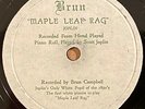 78 rpm Brun Campbell-Maple Leaf Rag/Salome's Slow Drag Scott Joplin ragtime in E
