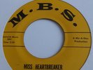 60s Soul 45 ** The Ascots ** Miss Heartbreaker ** MBS Reissue **