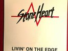 Stone Heart Livin on the Edge LP Vinyl Dallas Tx Private Press Hair Metal 1987