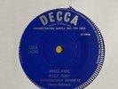 Rare - Billy Fury - Angel Face - Two Sided Test Pressing B/W Bob McFadden.