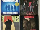 4 LP RAMONES - TOO TOUGH TO DIE, BRAIN DRAIN, PLEASANT DREAMS, HALFWAY TO SANITY