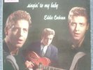 A VERY NICE AND QUITE RARE EDDIE COCHRAN L.P.,SINGING TO MY BABY,ON BLACK LIBERT