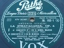 Vivaldi La Stravanganza Barchet / Elsner / Reinhardt Pathe Vox DL 103 3 LP 1954