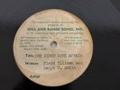 Rare Floyd Tillman Acetate. Hill And Range Songs Inc. See pics etc.