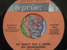 HEAR Soupy Sales 45 My Baby's Got A Crush On Frankenstein halloween novelty