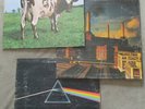 Vintage Pink Floyd LPs ATOM HEART MOTHER ANIMALS DARK SIDE MOON