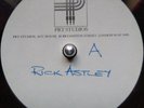 Rick Astley ‎Whenever You Need Somebody  UK LP ACETATE VERY RARE PWL SAW Promo