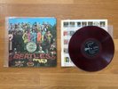 Sargent Peppers Lonely Hearts Club Beatles LP recoard japan Odeon red OP-8163