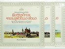 PIERRE FOURNIER - JS BACH the 6 suites for cello solo ARCHIV 3xLPs EX+