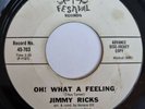 Jimmy Ricks Oh  What A Feeling Festival Demo Northern Soul Oldie R&B Blues