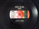 Rockin’ Saints ‘Cheat On Me Baby’ Decca Wild Rockabilly R&B 45 Hot Guitar EX