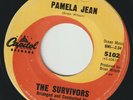 RARE SURF The Survivors - Pamela Jean b/w After The Game - Capitol 5102