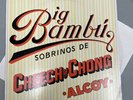 1972 CHEECH & CHONG Vinyl Record BIG BAMBU Album WITH ROLLING PAPER