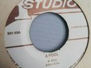 ALTON ELLIS - A Fool (Studio One) 7'' reggae vinyl (used)