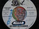 HEAR Arthur Alexander 45 Anna / I Hang My Head and cry DOT northern soul R&B