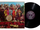 THE BEATLES - Sgt Pepper's Lonely Hearts Club Band LP Purple label W/ Insert EX